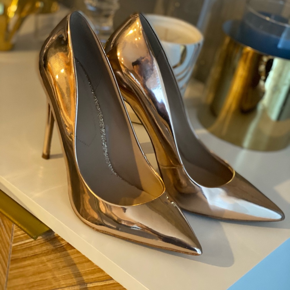 ALDO Rose Gold Stessy Pump, Size 7